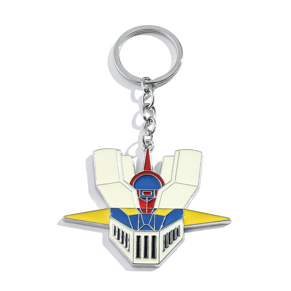 Men'S Accessories Backpack - Anime Cartoon Warrior Robot Logo Keychain