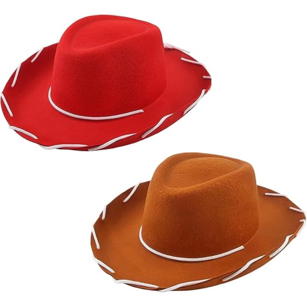 Men Accessories Hat - Fantasia Woody Jessie Cosplay Felt Hat