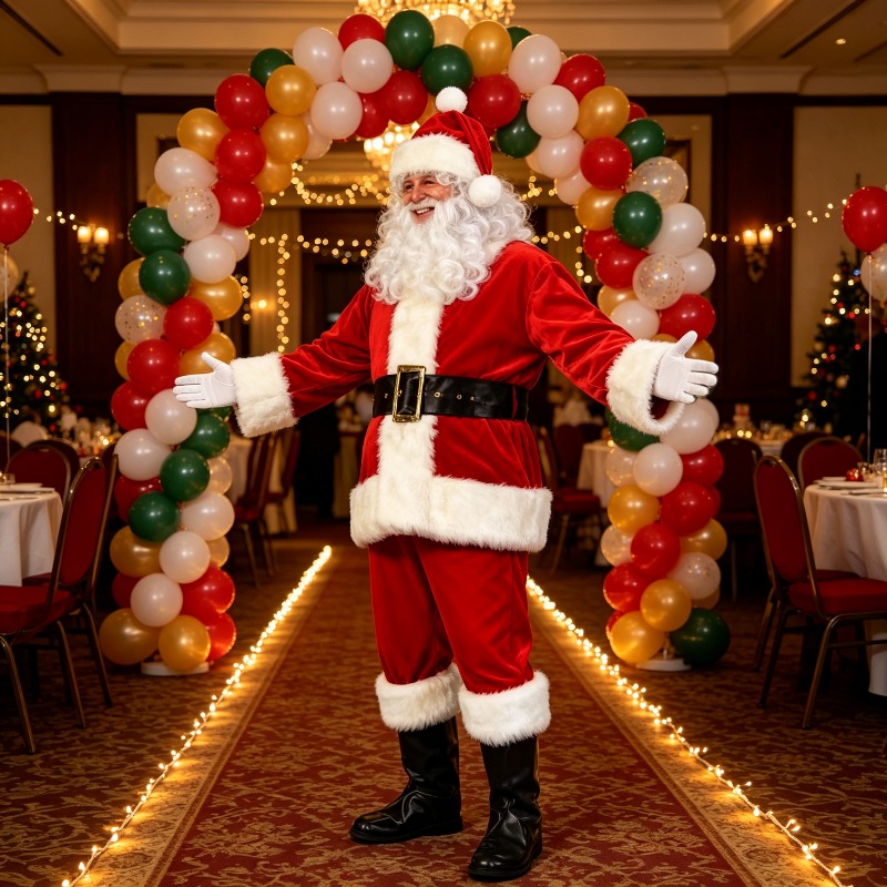 Men Accessories Hat - Men's Dress Accessories Set Santa Claus