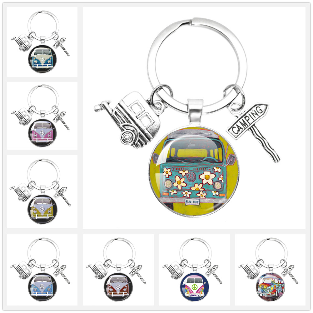 Men Accessories Photos - Fashion Vintage Hippie Peace Sign Van
