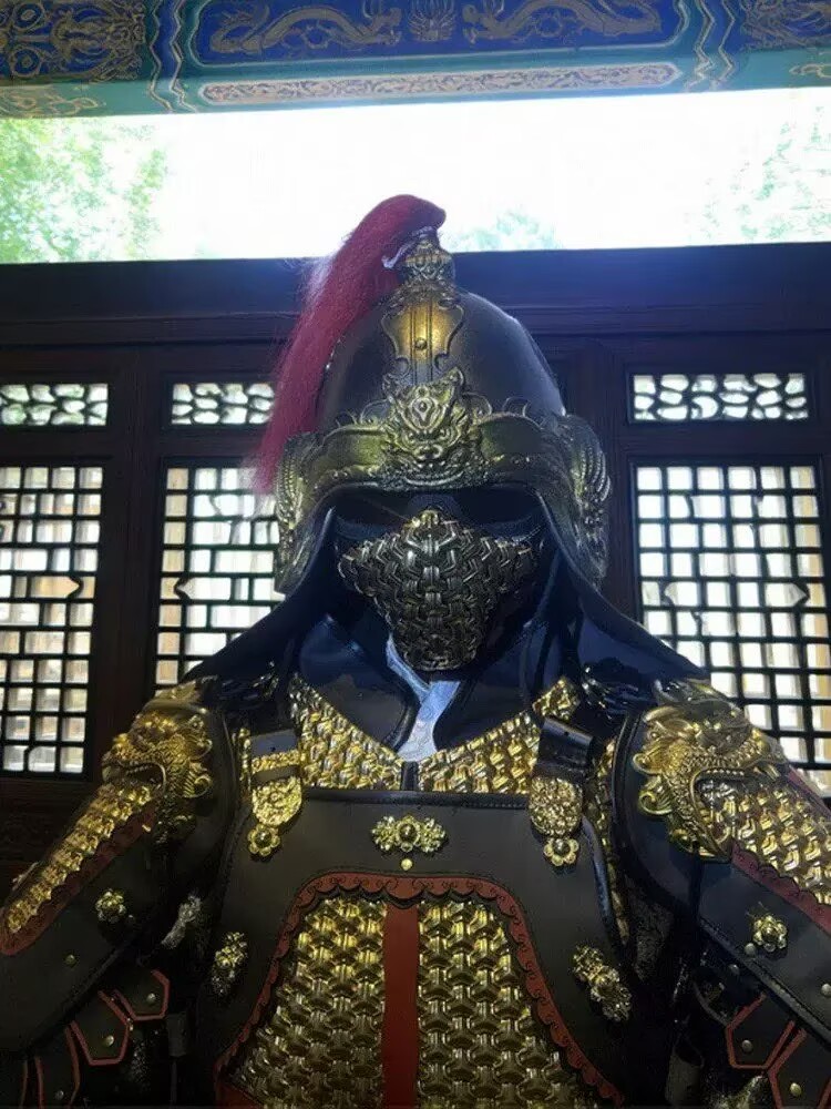 Men Accessories Hat - Real Armor Helmet Men Chinese Ming