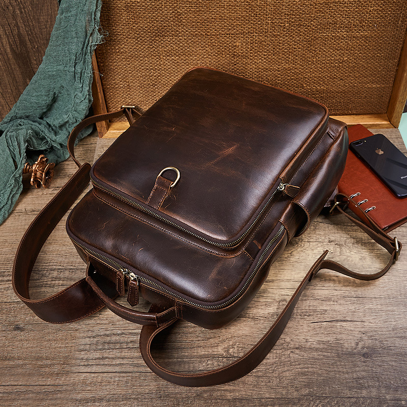 Men's Top Grain Waxed Leather  - Men'S Accessories Backpack 评论和价格