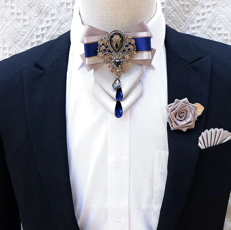 Luxury Rhinestone Bow Tie Broo - Men'S Accessories High End 评论和价格