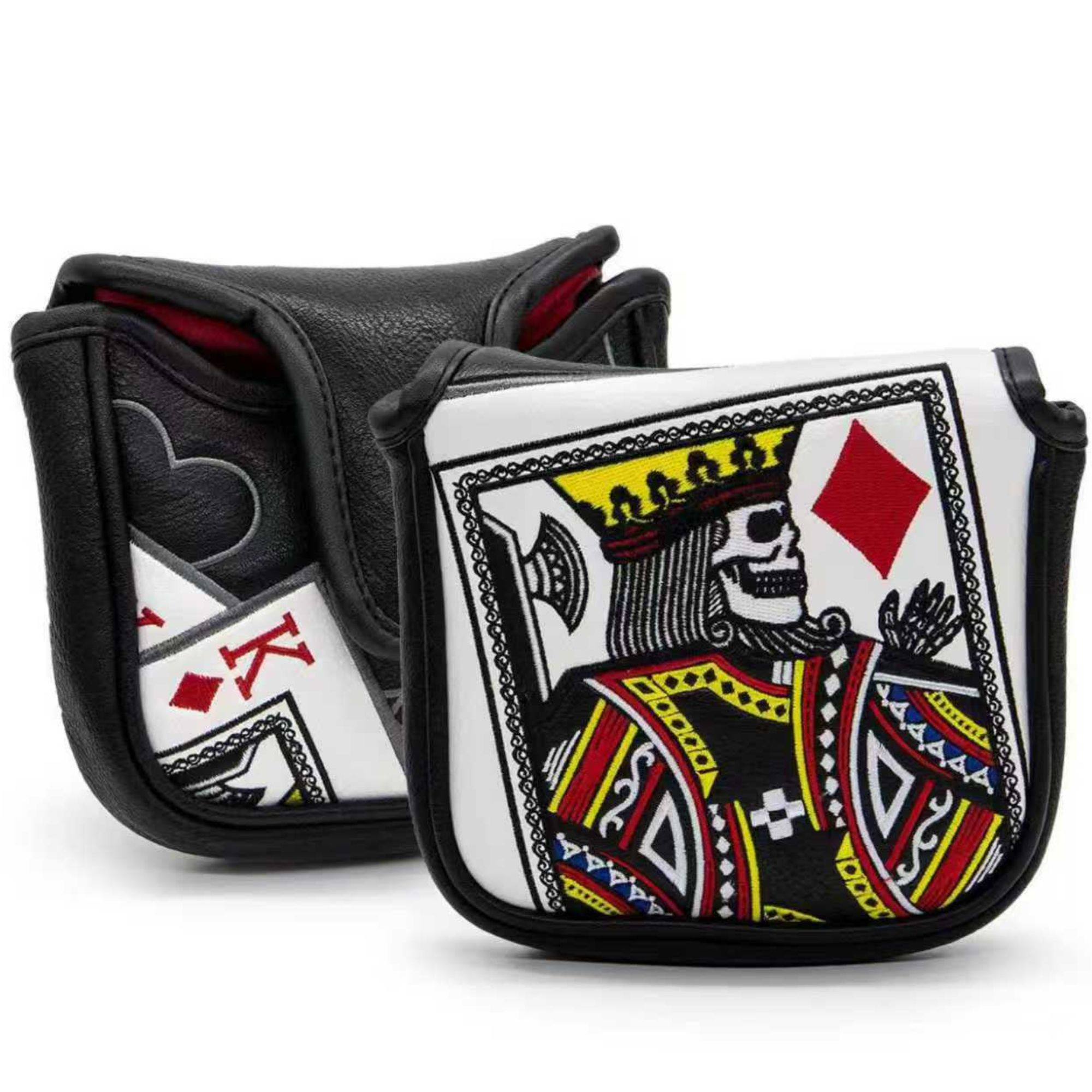 King Of Hearts Embroidered Mal - Men Accessories Gift 评论和价格