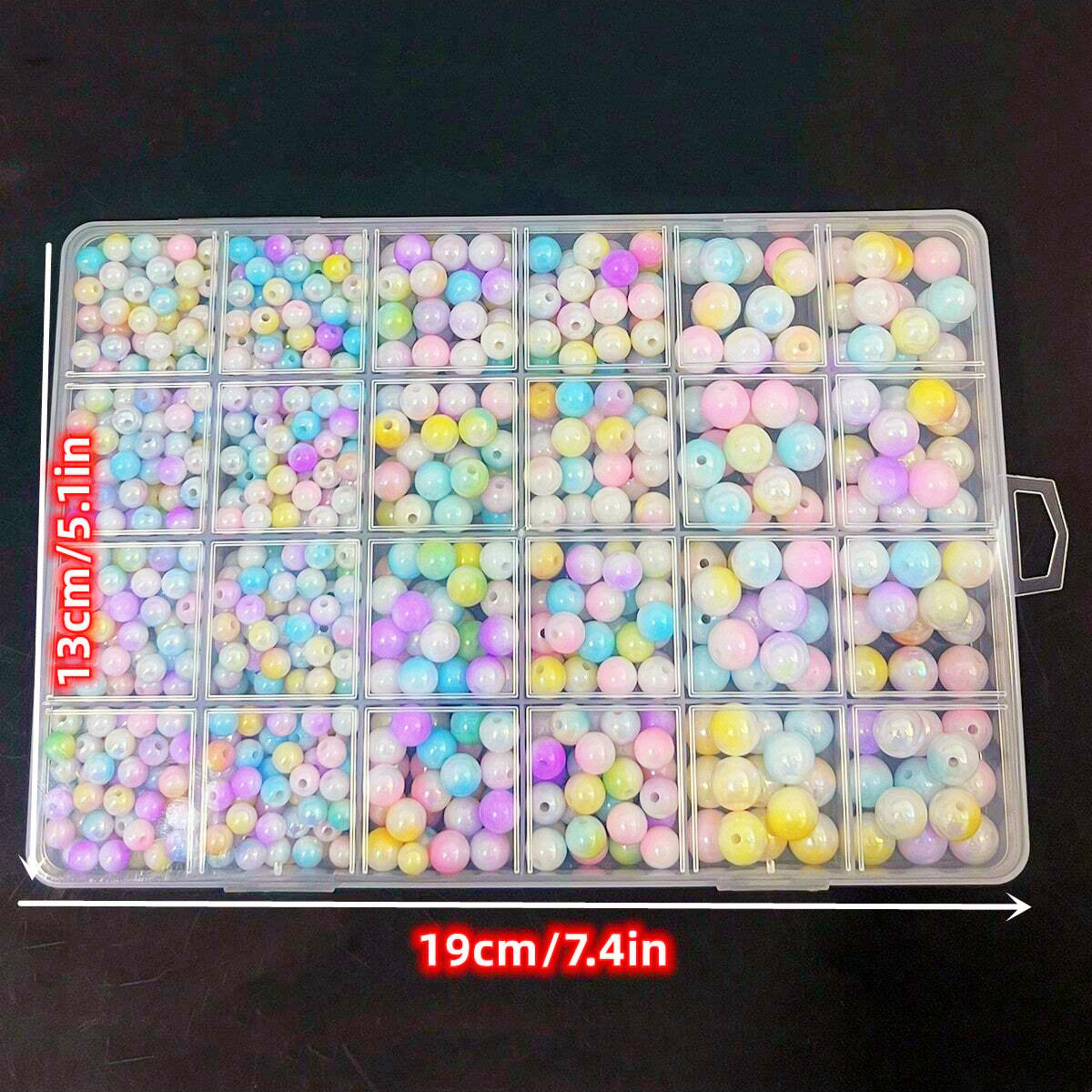 800pcs/24 grid set box 6mm/8mm - Men Accessories Bracelet 评论和价格