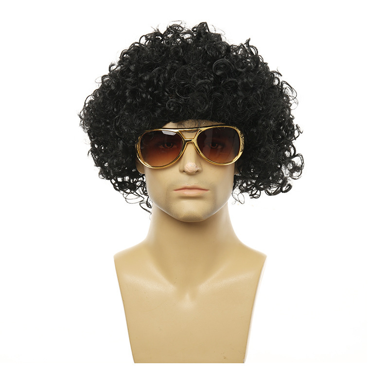 Unisex Big Curly Afro Wig - 3  - Men'S Accessories In The 80S 评论和价格