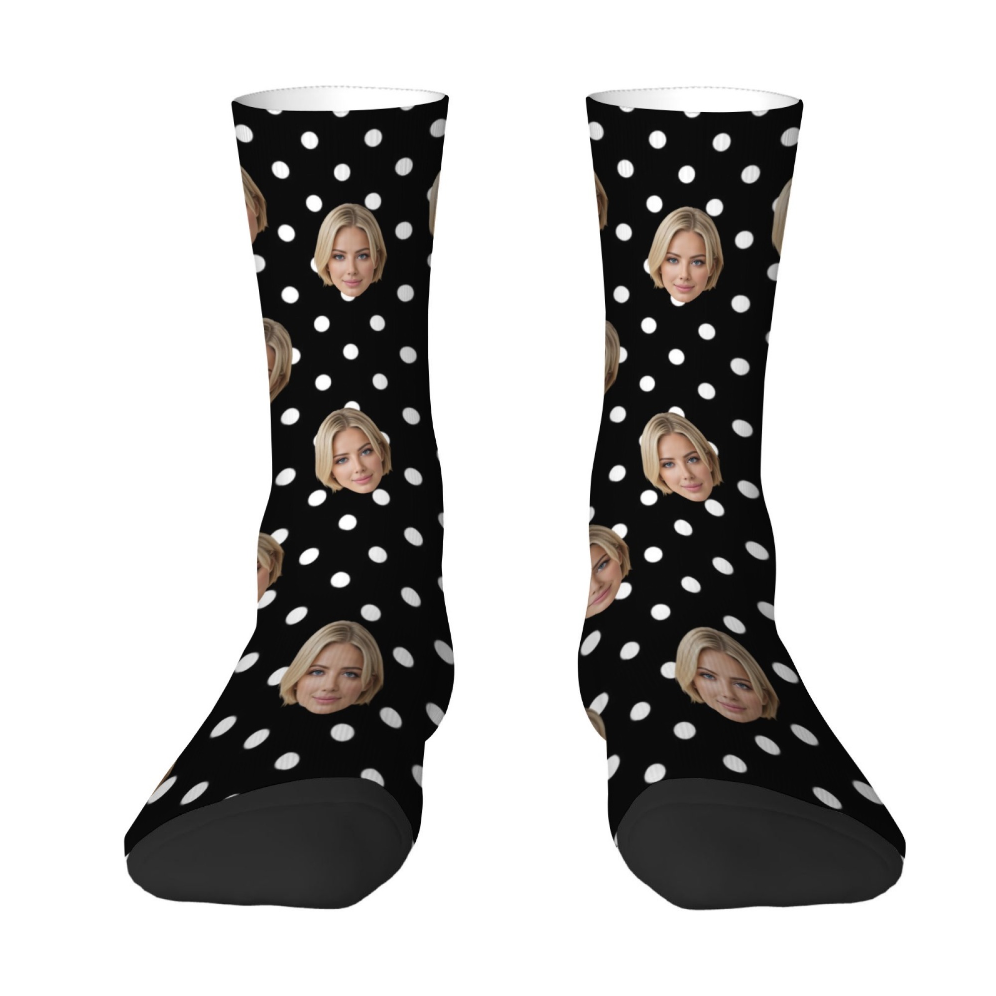 Custom Face Socks with Retro p - Men Accessories Photos 评论和价格