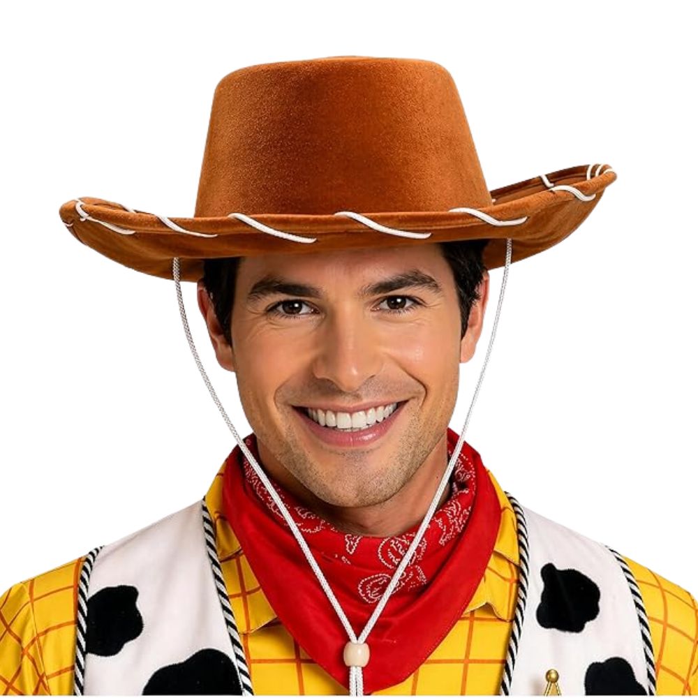 Fantasia Woody Jessie Cosplay  - Men Accessories Hat 评论和价格