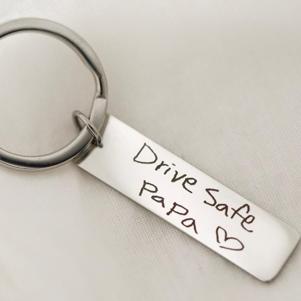 Actual handwritten key chain,  - Men'S Accessories Gift Ideas 评论和价格