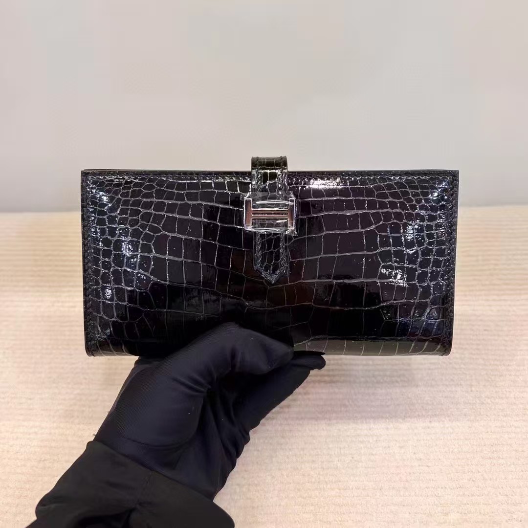 High Glossy Genuine Crocodile  - Men Accessories Photos 评论和价格