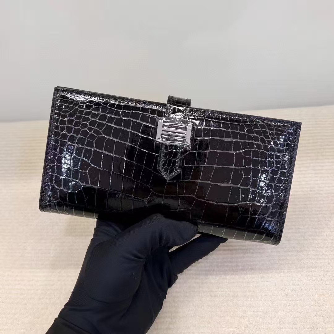 High Glossy Genuine Crocodile  - Men Accessories Photos 评论和价格