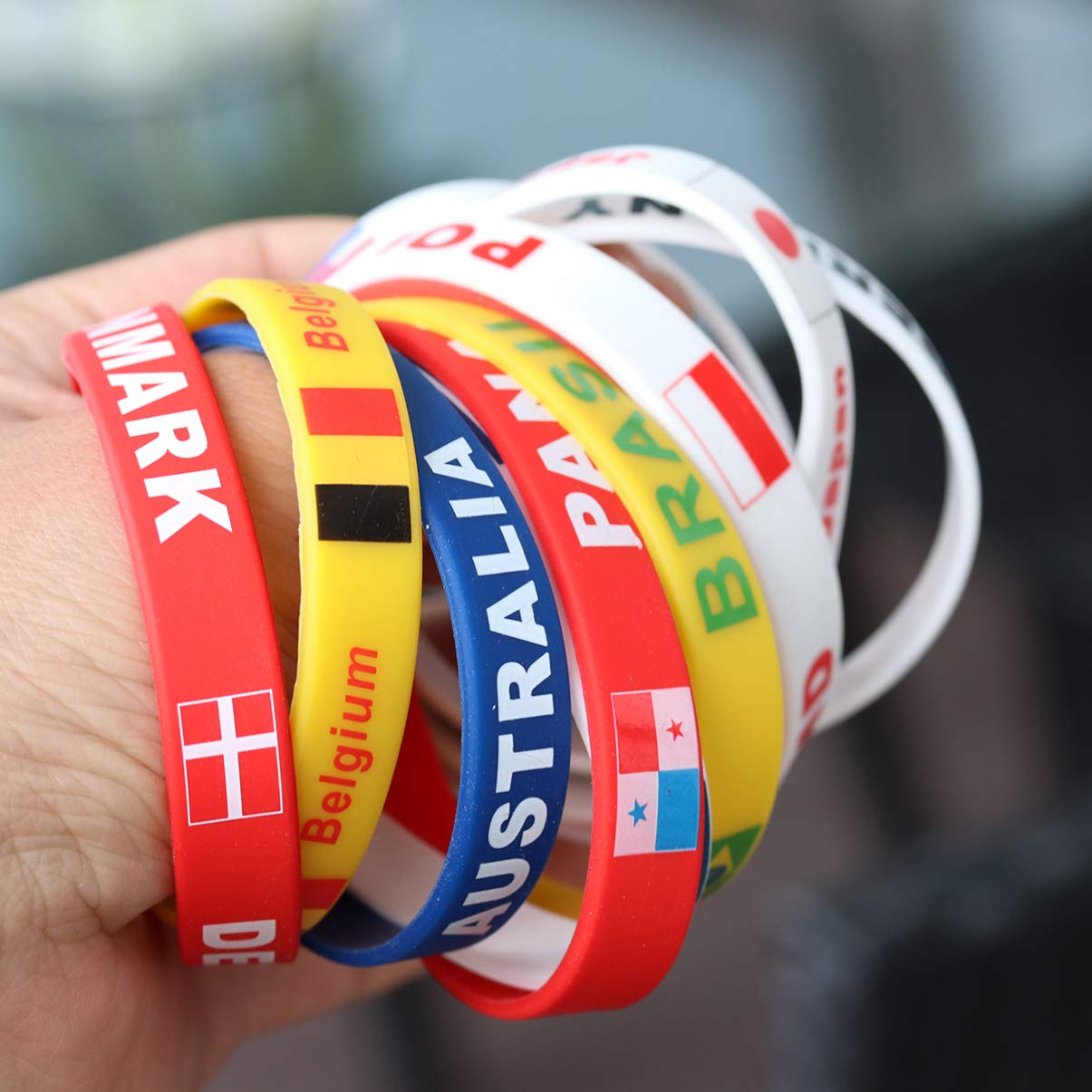2pcs Kenya Silicone Bracelets  - Men Accessories Kenya 评论和价格