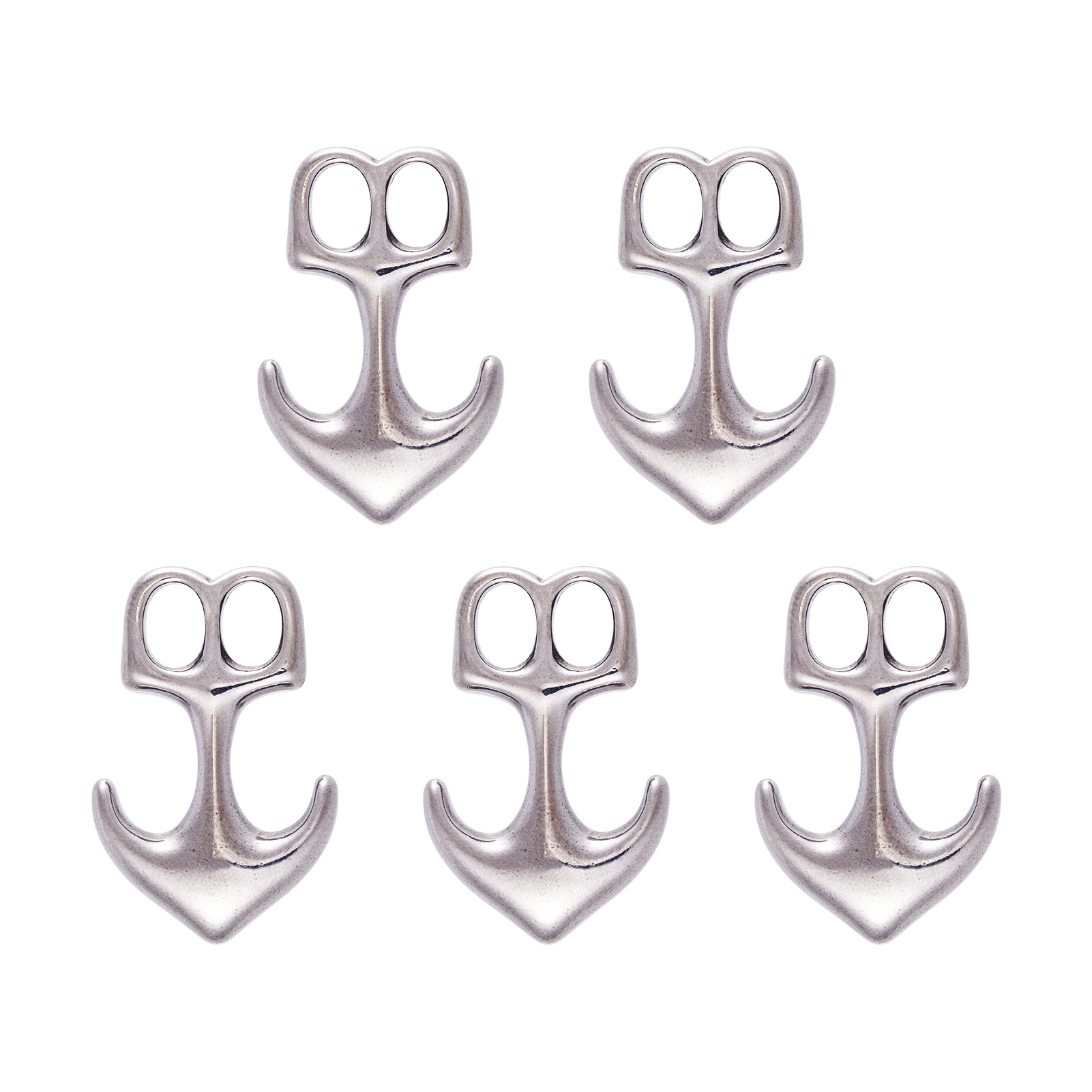 5pcs Anchor Hook Clasps 304 St - Men Accessories Bracelet 评论和价格