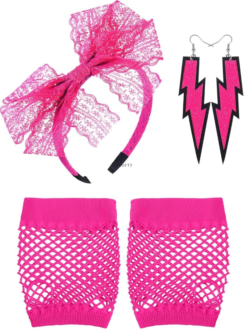 Blulu 80s Accessories for Wome - Men'S Accessories In The 80S 评论和价格