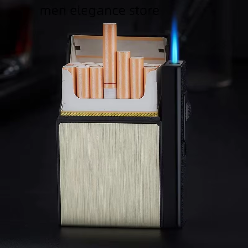 New Can Hold 20 New Metal Ciga - Lighter Windproof 评论和价格