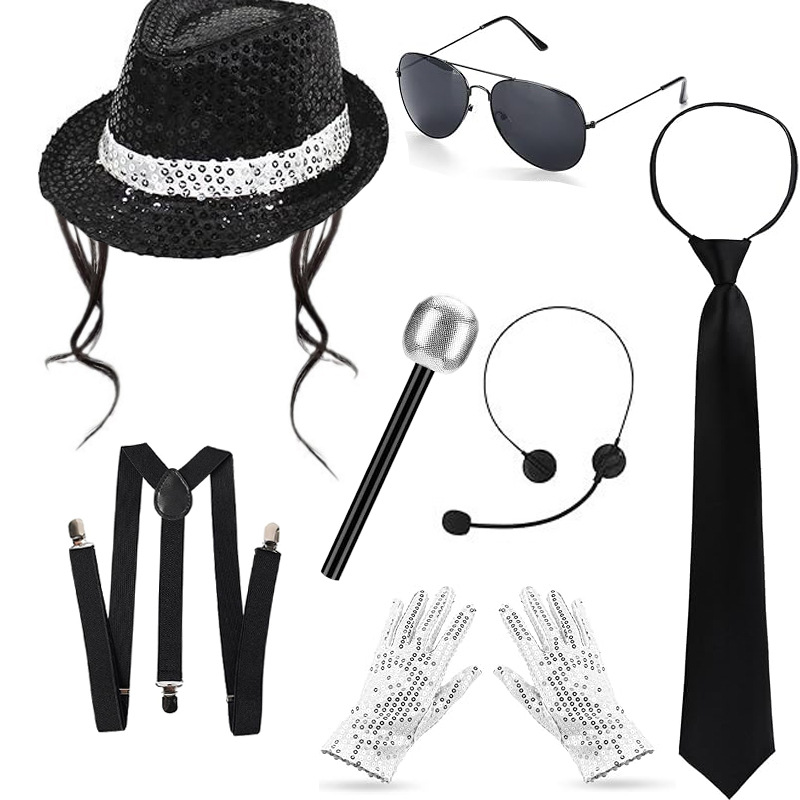 Michael Jackson Cosplay Access - Men'S Accessories In The 80S 评论和价格