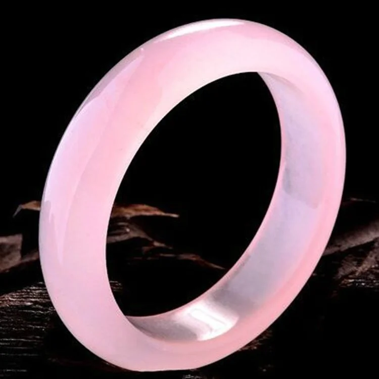 Genuine Natural Pink Jade Bang - Men Accessories Bracelet 评论和价格
