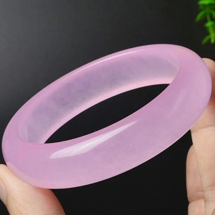 Genuine Natural Pink Jade Bang - Men Accessories Bracelet 评论和价格