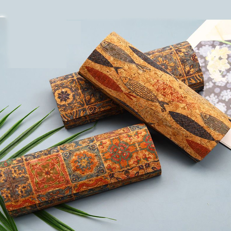 Natural Cork Glasses Case Hard - Men Accessories To Look Good 评论和价格
