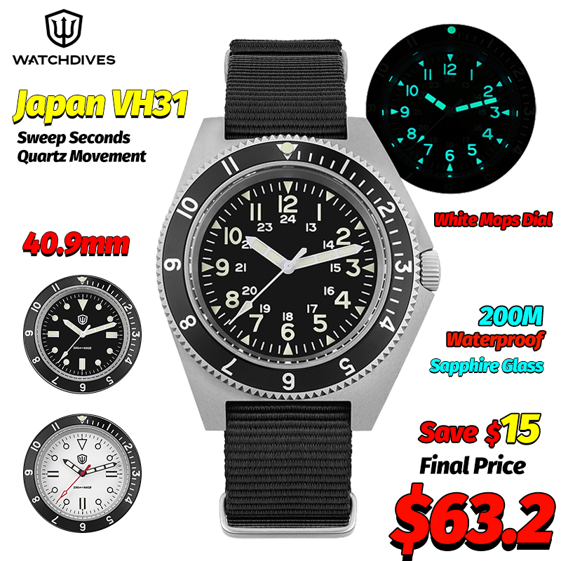 Watchdives WD1972 Quartz Watch - Men Accessories Bracelet 评论和价格