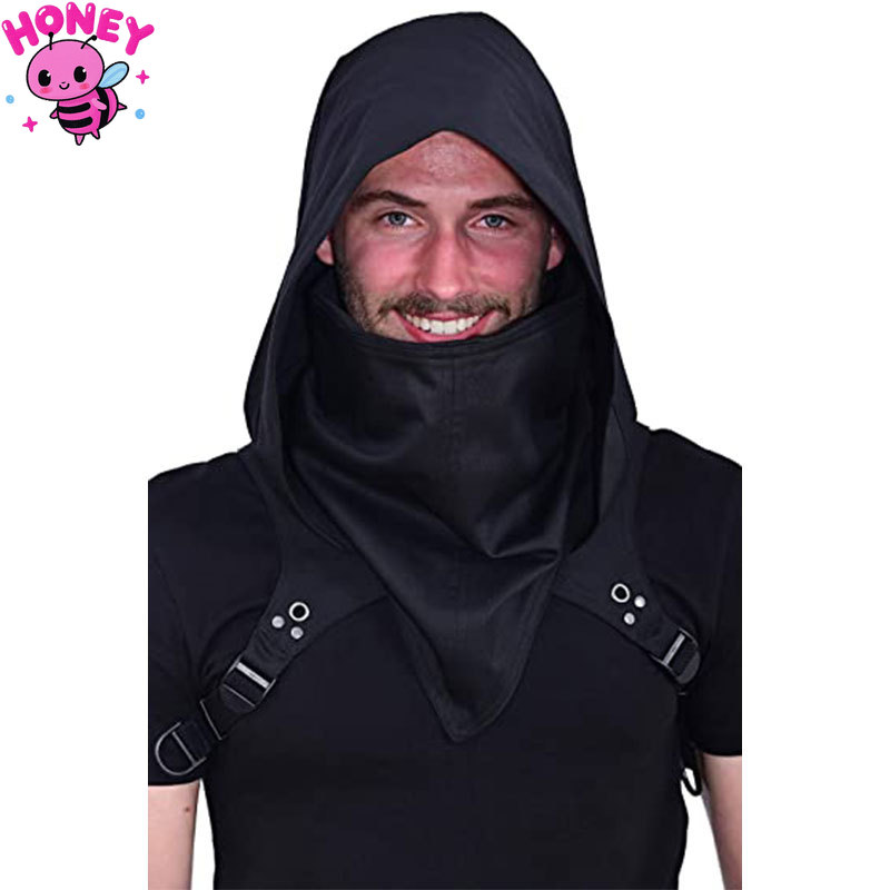 Unisex Medieval Hat with Mask  - Men Accessories Hat 评论和价格