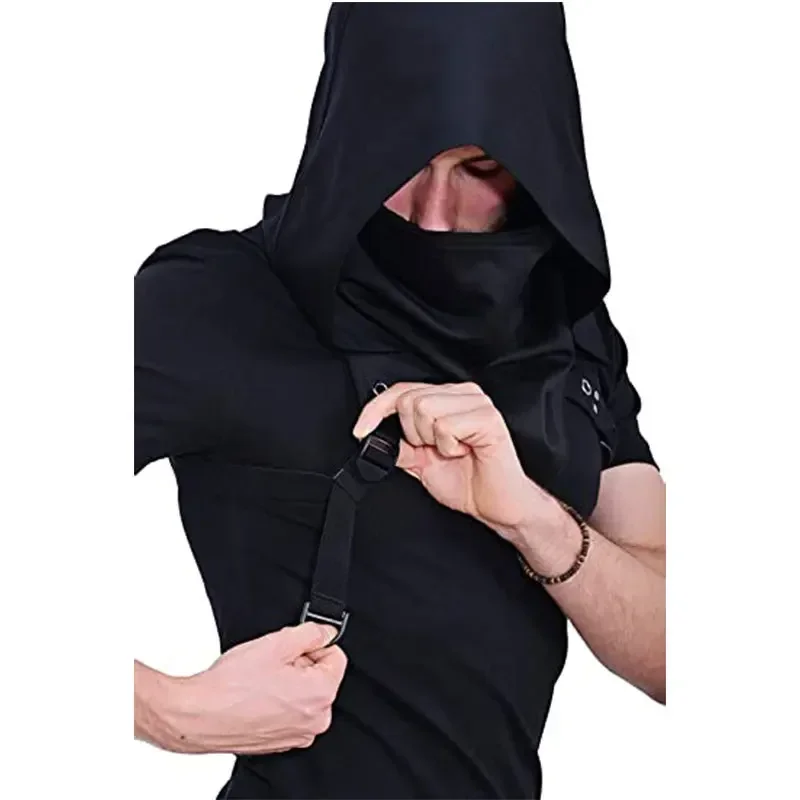 Unisex Medieval Hat with Mask  - Men Accessories Hat 评论和价格