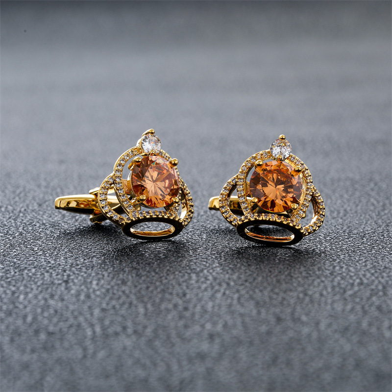 Men's Cufflinks Crown Zircon R - Men'S Accessories High End 评论和价格