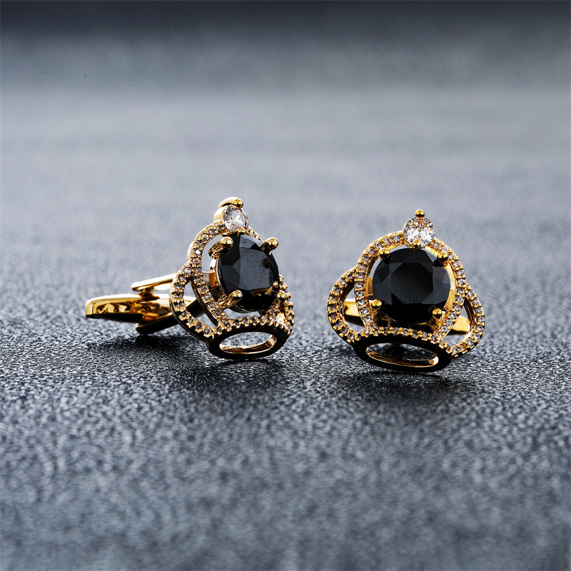 Men's Cufflinks Crown Zircon R - Men'S Accessories High End 评论和价格