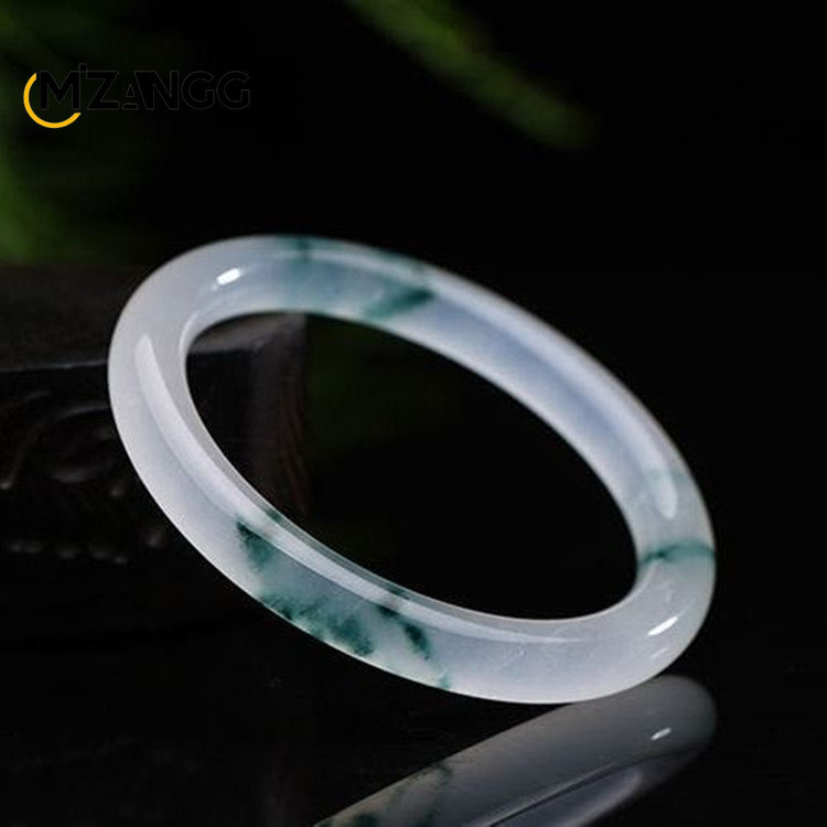 Natural Green Jadeite Bangle J - Men Accessories Bracelet 评论和价格
