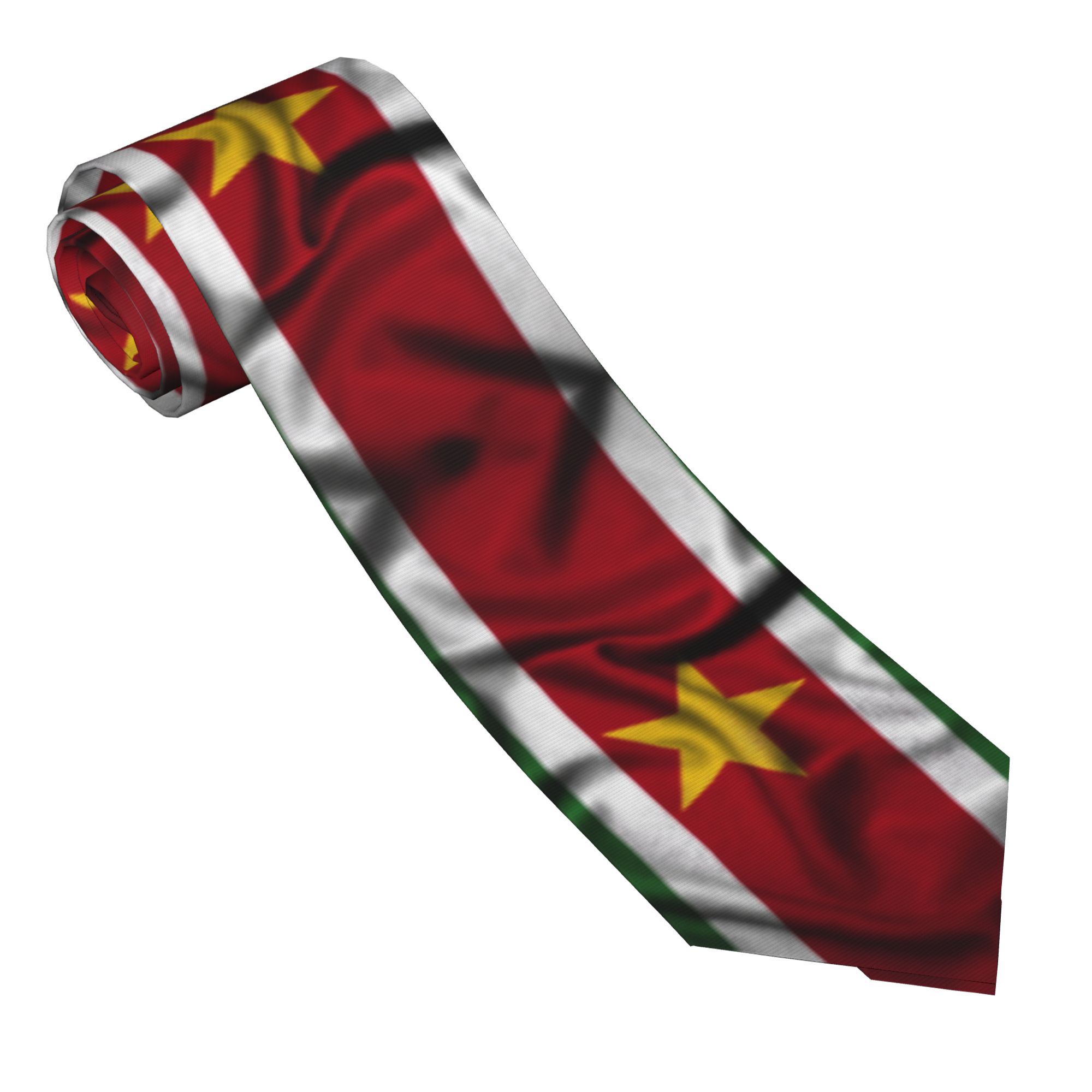 Suriname Flag Tie  Business Ne - Men'S Accessories Gift Ideas 评论和价格