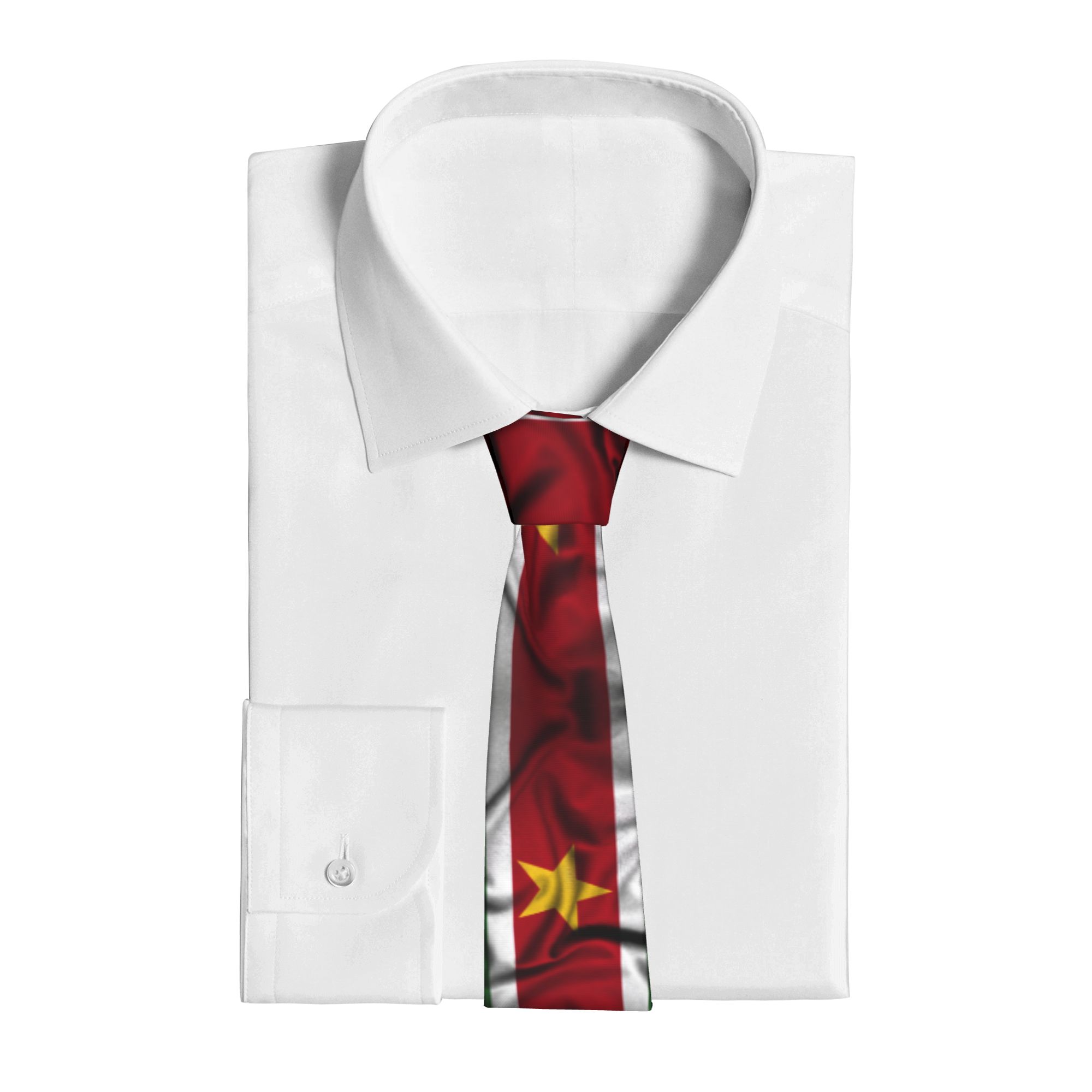 Suriname Flag Tie  Business Ne - Men'S Accessories Gift Ideas 评论和价格