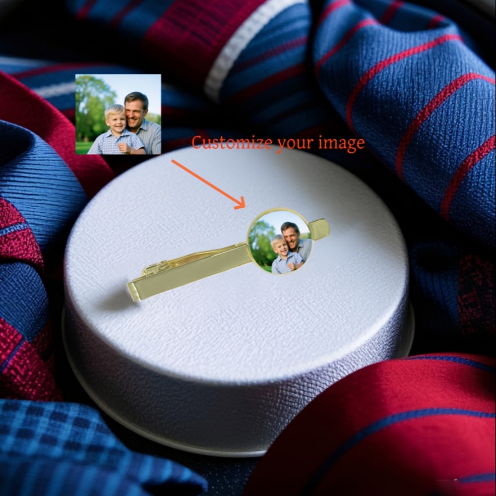 Custom Photo Engraved Text Tie - Men Accessories Photos 评论和价格