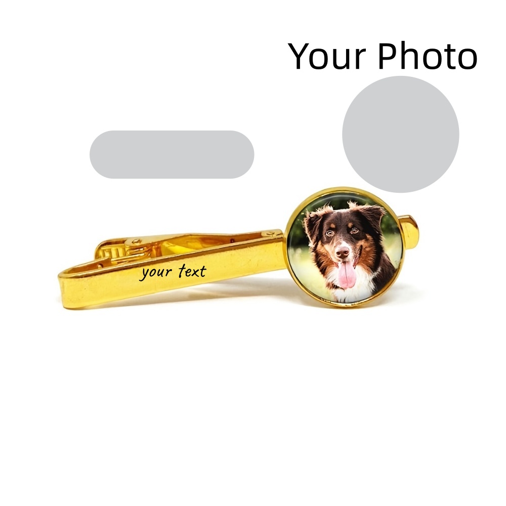 Custom Photo Engraved Text Tie - Men Accessories Photos 评论和价格