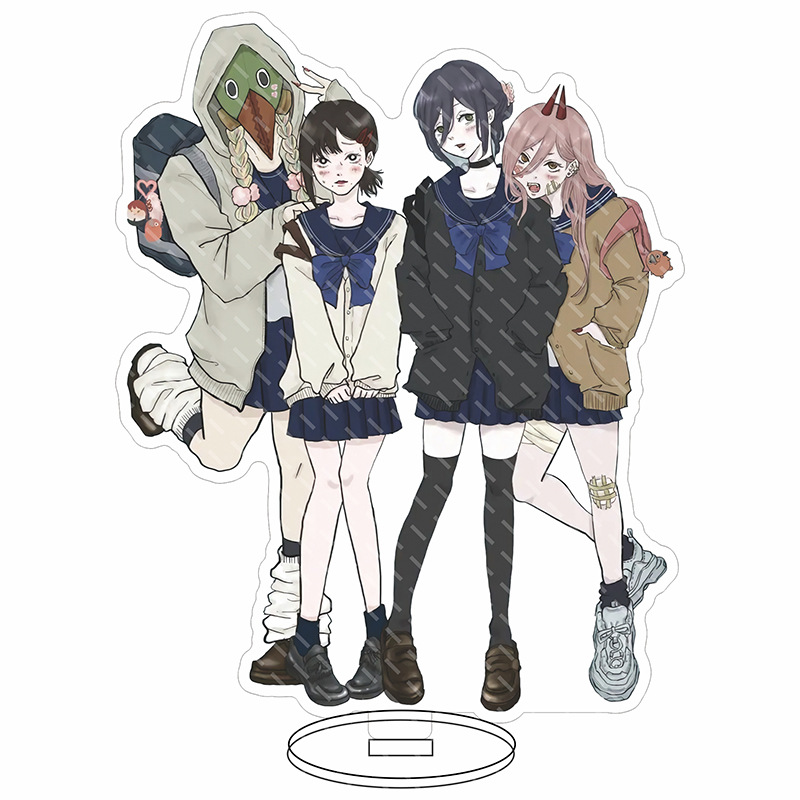 16CM Anime Acrylic Stand Chain - Men Accessories Gift 评论和价格